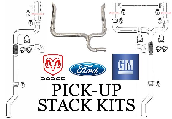 Pick Up Stack Kits for Dodge, GM and Ford